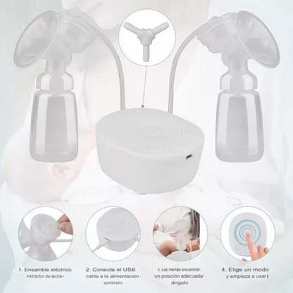 Extractor De Leche Electrico Doble