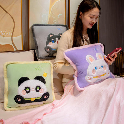 Cojín con Cobija 2 en 1 Diseño tierno