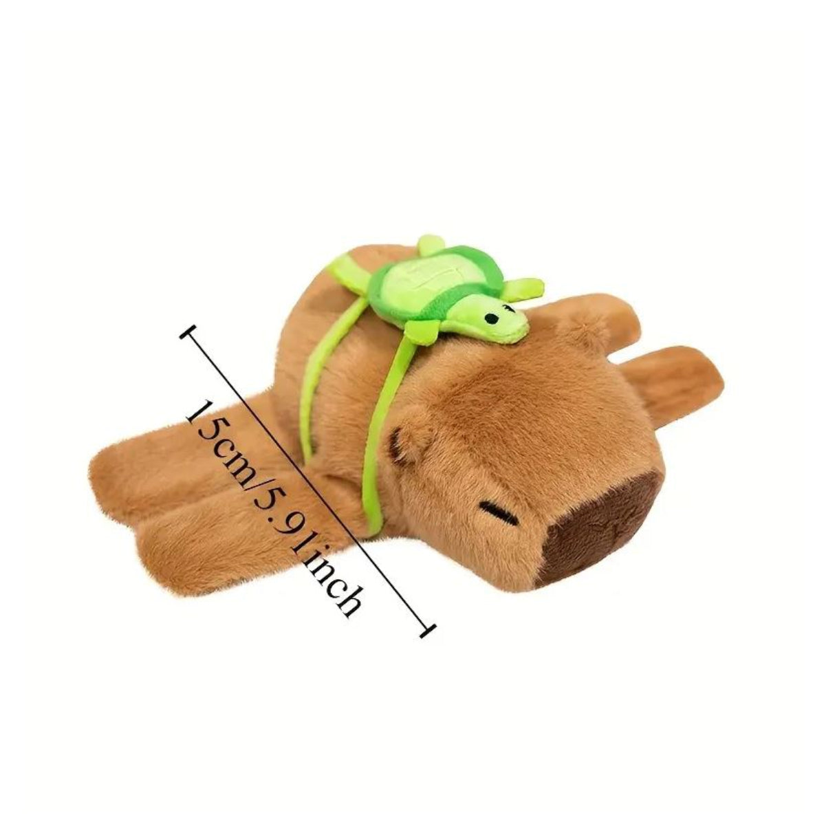 Pulsera De Peluche Capibara con mochila