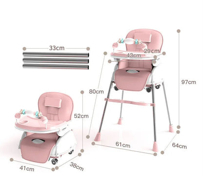 Silla Comedor Bebe 4 En 1
